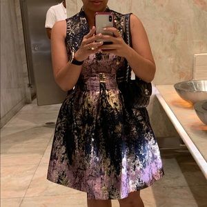 Navy, Mauve & Gold - Vince Camuto cocktail dress